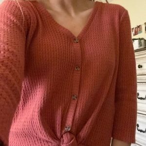 Dull Red Sweater